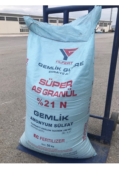 Çim Gübresi A.Sülfat Gübre Süper As %21 Azot Gübresi - 50 KG