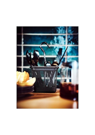 Ikea Uppdatera Çatal Bıçaklık, Antrasit, 12x12 Cm Çok Renkli