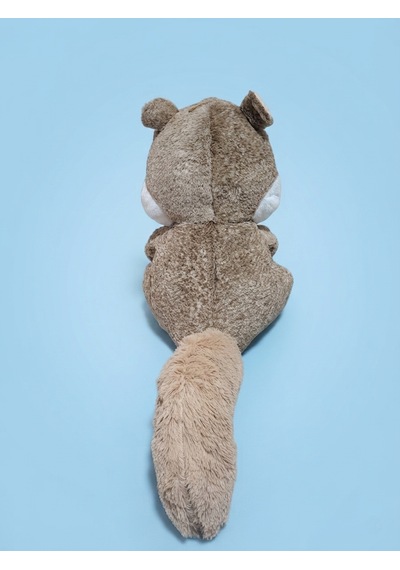 Peluş Sincap 50 Cm Koyu Kahverengi Kırçıllı