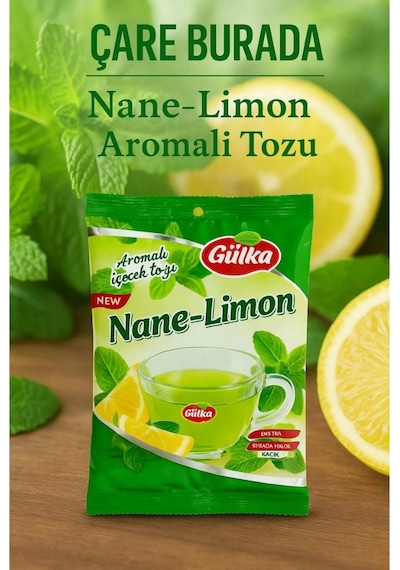 Nane - Limon Aromalı Içecek Tozu 250 Gr 250 G