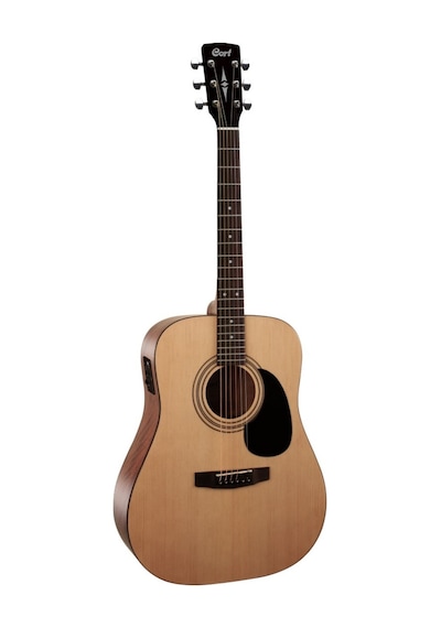 Cort Ad810E-Opw Elektro Akustik Gitar Kılıflı Open Pore Ladin