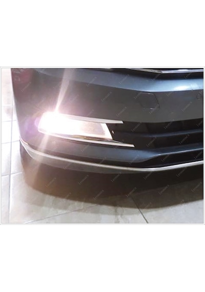 Vw Passat B8 Krom Ön Tampon Alt Çıta 3 Prç P.Çelik 2014-2019