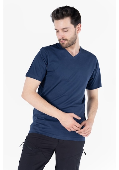 V Yaka T-shirt İndigo