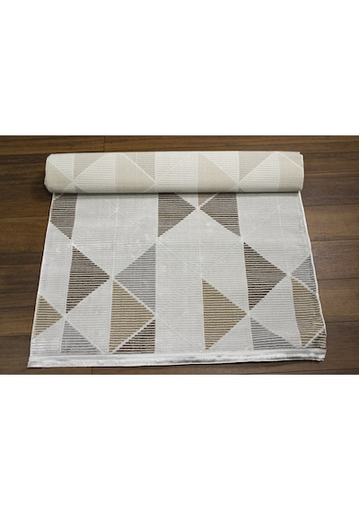 Sultan Zen Modern Desen Krem Modern Akrilik Makine Dokuma Salon Halısı - 6609-937 Beyaz