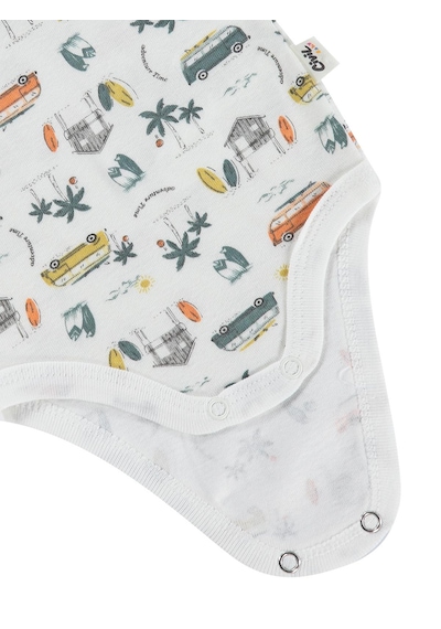 Civil Baby Safari Empirme 0-24 Ay Çıtçıtlı Badi - Ekru