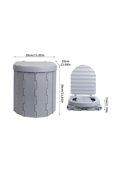 Madfox Madfox Bi-pot Katlanır Portatif Kamp Tuvaleti Wc 001