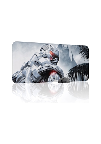 Crysis Kaymaz Dikişli Kauçuk Oyuncu Mousepad V3 - 90x40 Xxl Gaming Mouse Pad Fare Altlığı