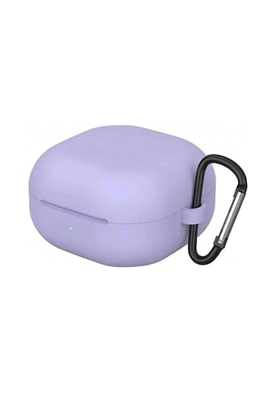 Samsung Galaxy Buds 4 / 4 Pro Uyumlu Kılıf Askılı Mat Silikon Ürün Kulaklık Değildir Lila