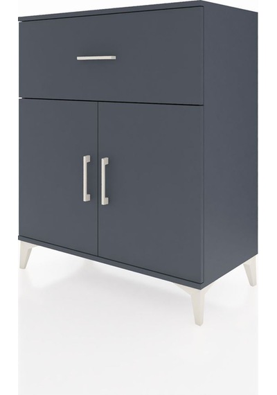 Hyperion Şifonyer Tek Raflı Tek Çekmeceli 2 Kapaklı 88x44x106 Antrasit-antrasit Antrasit Hyperion Şifonyer Tek Raflı Tek Çekmeceli 2 Kapaklı 88x44x106 Antrasit-antrasit Antrasit