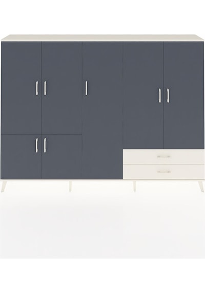 Arges Dolap 12 Raflı 2 Çekmeceli 7 Kapaklı 220x30x163 Aytaşı-antr Aytaşı-antrasit/aytaşı Arges Dolap 12 Raflı 2 Çekmeceli 7 Kapaklı 220x30x163 Aytaşı-antr Aytaşı-antrasit/aytaşı