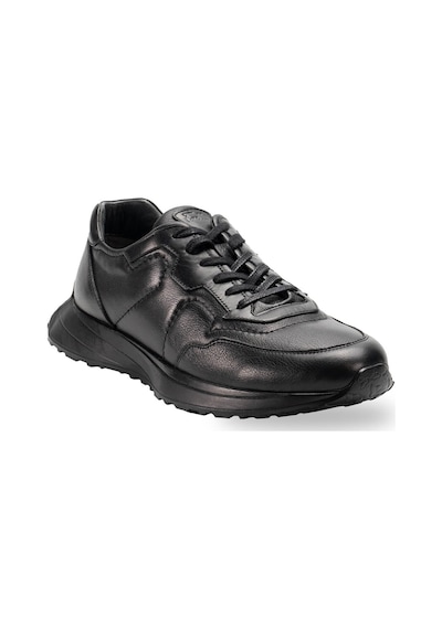 Forelli Bruno 50308-g Siyah Erkek Günlük Deri Comfort Ayakkabı 001