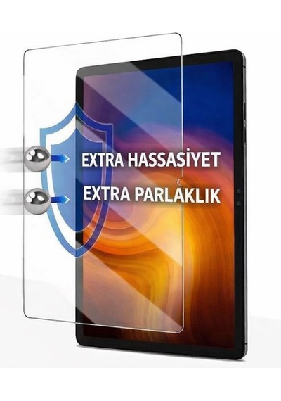 Samsung Galaxy Tab S10 Fe Plus S10 Fe+ Tamperli Cam Ekran Koruyucu Kalemle Tam Uyumlu 9h Kırılmaz Cam