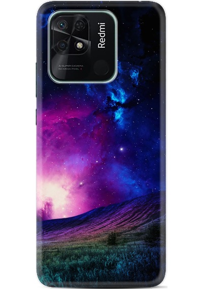 Xiaomi Redmi Poco C40 Kılıf Resimli Desenli Silikon Platinium Series Stars 1845