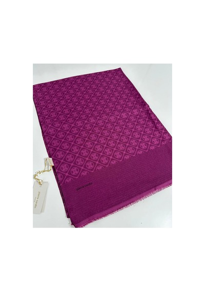 Pierre Cardin Elegans Monogram Şal-75 X 190-090700-994 Fuşya Çok Renkli