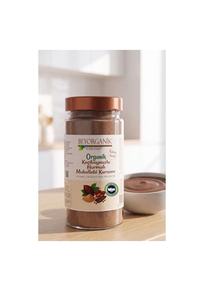 Organik Keçiboynuzlu Hurmalı Muhallebi Karışımı 300gr 300 G