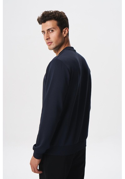 AR-MA Arma Erkek Slim Fit Su Geçirmeyen Scuba Kumaş İnterlok Bisiklet Yaka Sweatshirt K28124988801 c AR-MA Arma Erkek Slim Fit Su Geçirmeyen Scuba Kumaş İnterlok Bisiklet Yaka Sweatshirt K28124988801 c