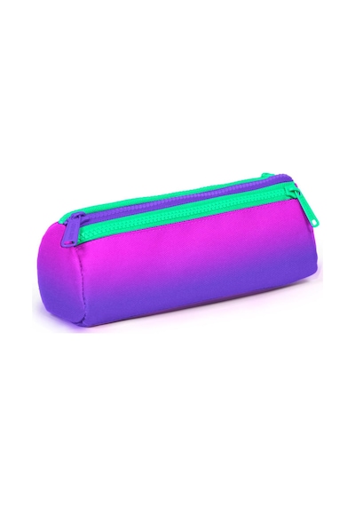 Coral High Kids Pembe Mor Renk Geçişli Üç Bölmeli Kalem Çantası 22062