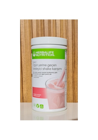 Herbalife Formül 1 Öğün Yerine Geçen Besleyici Shake Karışımı Ahududu Ve Beyaz Çikolata Aromalı 550 Gr