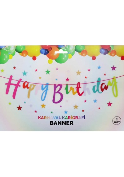 Flama Happy Brıthday Rengarenk Pk:1 +3