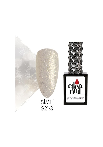 Ellea Nail Simli Kalıcı Oje S21-3