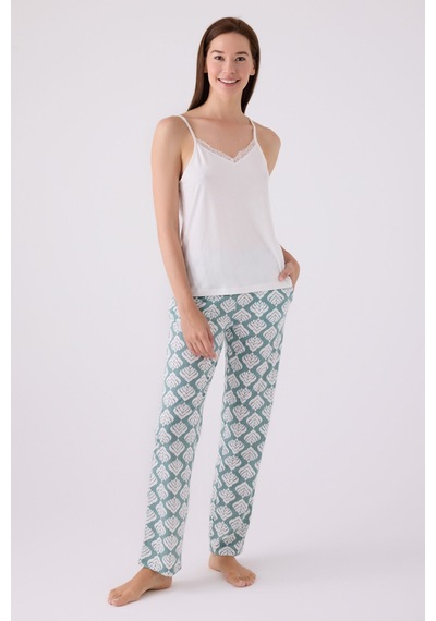 Pierre Cardin Kadın Mavi Pijama Takımı Pc8905-s-v1 Mavi