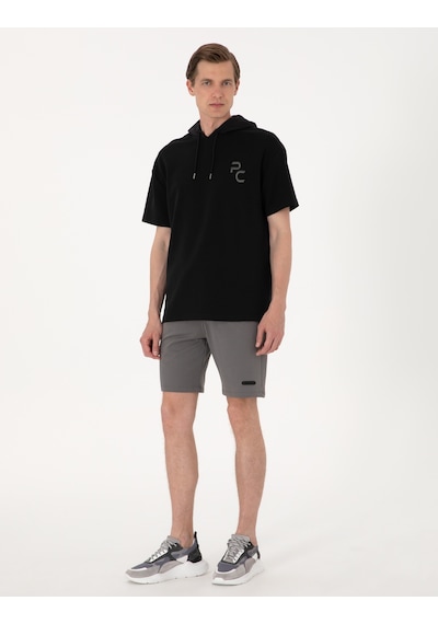 Pierre Cardin Antrasit Regular Fit Örme Şort 50310719-vr006