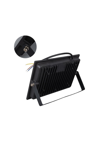 Powermaster Pm-22572 100 Watt - 220 Volt 6500k Ip66 150 Işık Açısı Siyah Slim Kasa Beyaz Led Projektör Beyaz