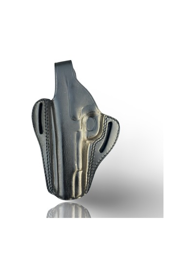 Rigor Universe Colt 1911 Government Serisi Uyumlu Deri Kılıf Pancake Owb Siyah Sol El