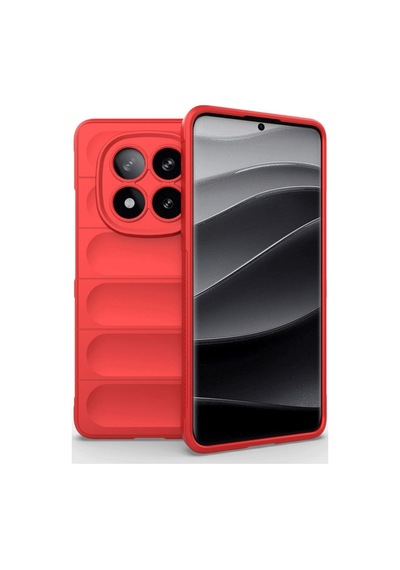 Xiaomi Redmi Note 14 Pro 5g Uyumlu Kılıf Optimum Silikon - Kırmızı