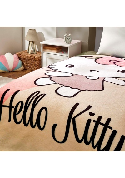 Lisanslı Hello Kitty Spring Battaniye 000000001500215241