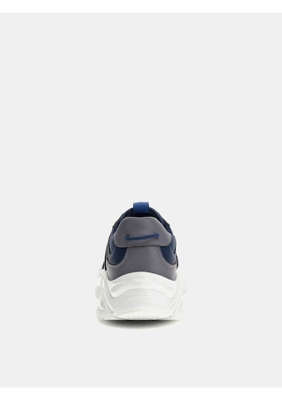 Guess Belluno Deri Erkek Sneaker Ayakkabı Fmpbeuele12 Mavi