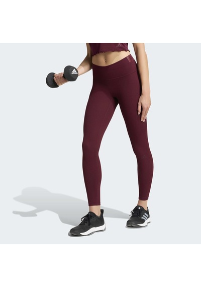 Adidas All Me Rib Kadın Bordo Tayt Kq5812