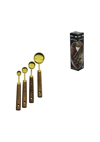 İbico İ22-317 Gold Metal Ölçü Kaşık Seti 15ml-5ml-2.5ml-1.25ml