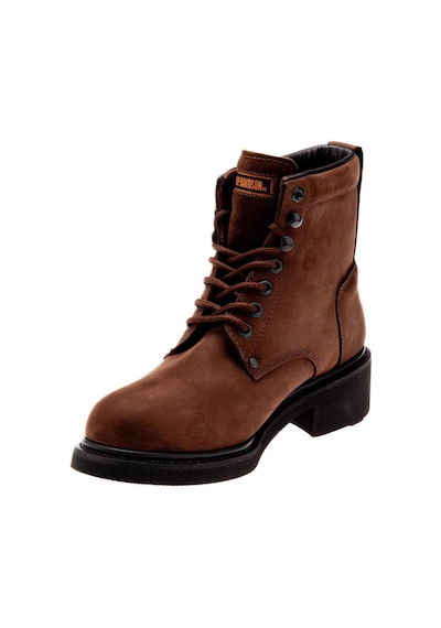 Harley Davidson Gibson Dark Brown Nubuk Erkek Bot Kahverengi
