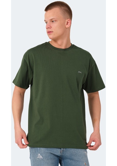 Slazenger KULANA Oversize Erkek Oversıze Haki Tişört