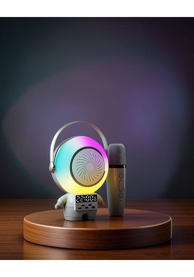 Bluetooth Karaoke Speaker Seti Uczzztekmikrofonastrospeaker