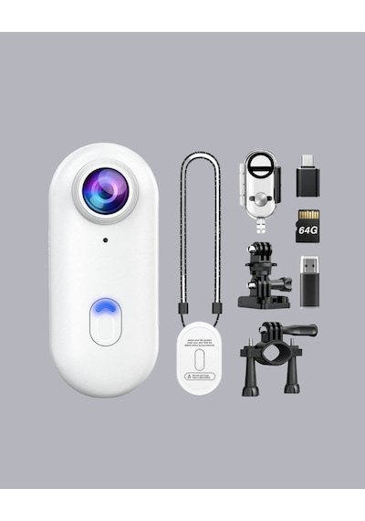 Kompakt 1080p Aksiyon Kamerası Suya Dayanıklı Wifi Ve 120 Geniş Açı -