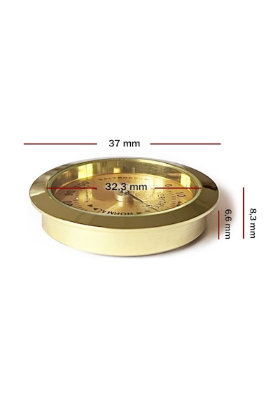 Analog Higrometre Nem Ölçer Humidor Puro Kutusu için Metal Çerçev N11.1837