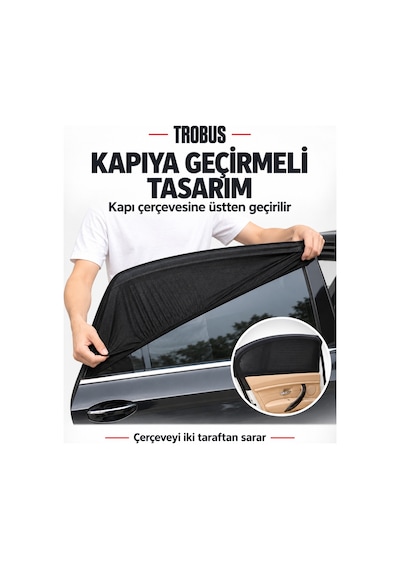 Trobus Renault Scenic 2009-2016 Mpv Yan Cam Güneşliği