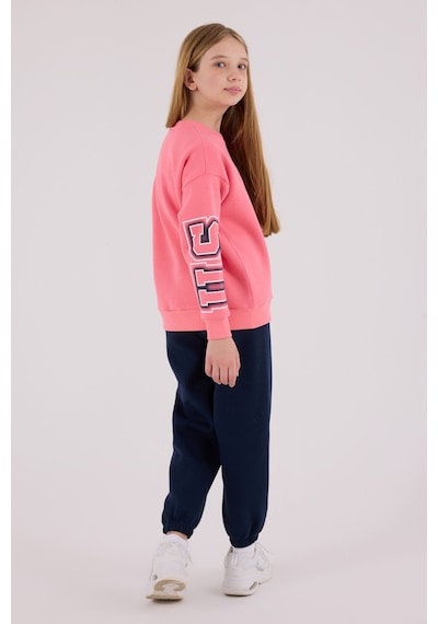 U.S. Polo Assn. U.s. Polo Assn Kız Çocuk Pembe Eşofman Takımı Us2314-c-v1 Pembe