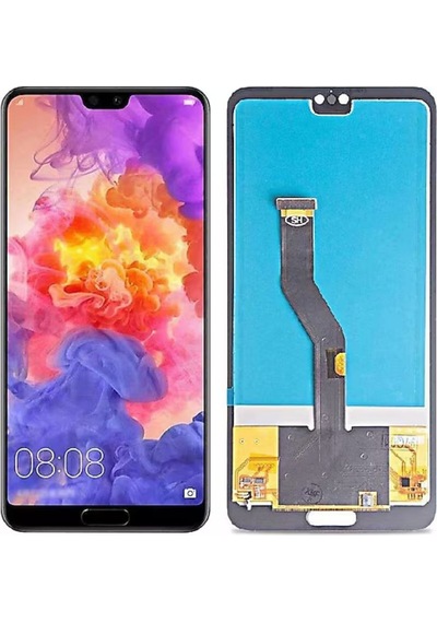 Huawei P20 Pro Uyumlu Servis Ekran- Siyah