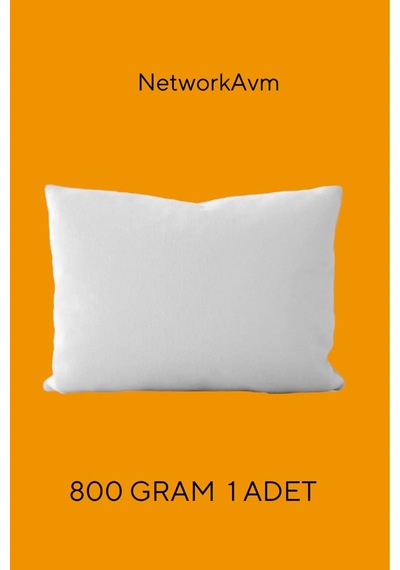 2 Adet Classic Yastık Beyaz 800 Gram Beyaz