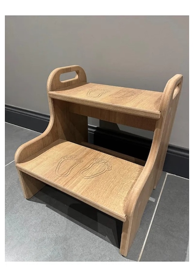 Montessori Basamak Tabure Çocuk Banyo Wc Lavabo Merdiven Yükselti
