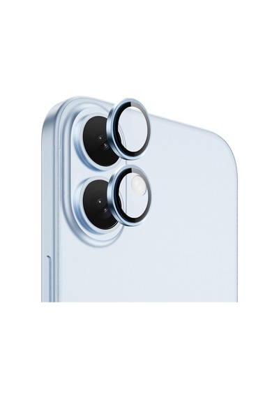 Apple iPhone 17 Uyumlu Wiwu Lg-003 Lens Guard Çizilmeye Karşı Dayanıklı Safir Kamera Lens Koruyucu Mavi