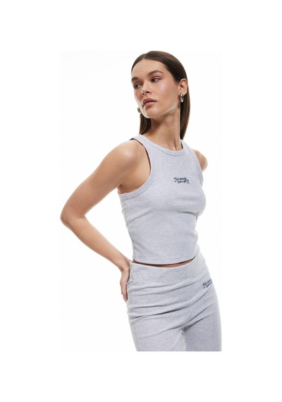 Koton Slim Fit İşleme Detaylı Halter Yaka Fitilli Atlet Pijama Üstü Gri Melanj 5slk90012mk Gri Melanj Koton Slim Fit İşleme Detaylı Halter Yaka Fitilli Atlet Pijama Üstü Gri Melanj 5slk90012mk Gri Melanj