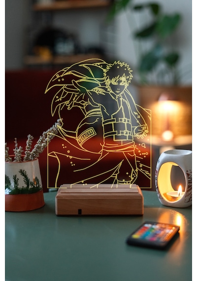 Modiwa Design Naruto Gaara 16 Renk Gece Lambası