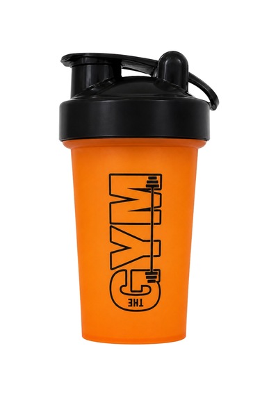 Gym Shaker 550 Ml Ölçekli Sızdırmaz Kapaklı Protein Shaker Turuncu
