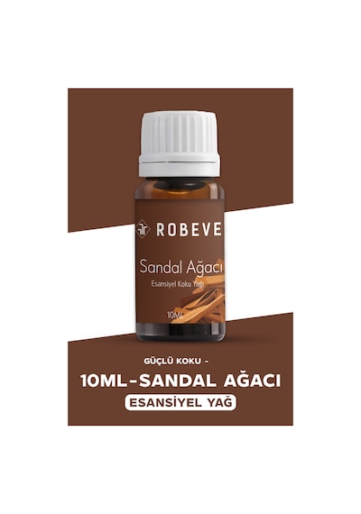 Robeve Sandal Ağacı Uçucu Yağ Esansiyel Yağ Uçucu Koku Yağı Hava Nemlendirici Uçucu Yağı Difüzör Esansı 10ml