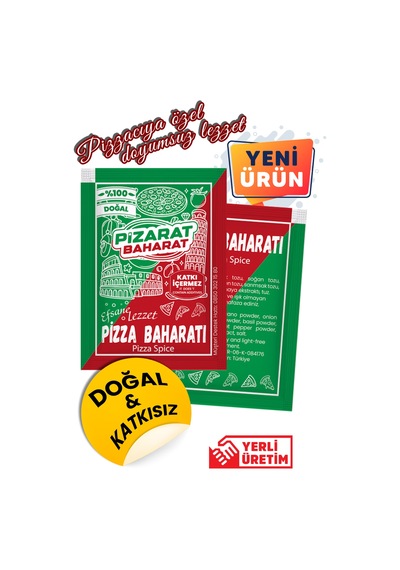 Tek Kullanımlık Pizza Baharatı Pizza Çeşnisi 1000'li
