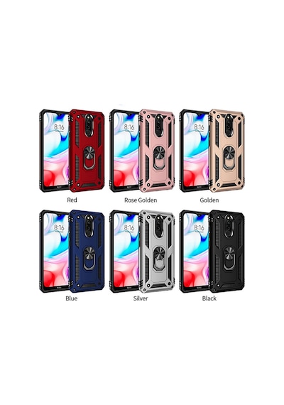 Xiaomi Redmi 8 Kılıf Zore Vega Kapak Mavi